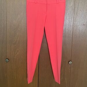 Ann Taylor LOFT Zoe Style Coral Straight Leg Casual Pants Women’s Size 4 Petite